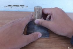 Always sand after you cut.
