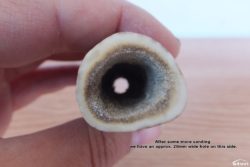 A 20mm hole on one end.