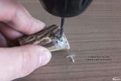 Hole for the shock cord or lanyard.