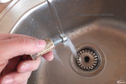 Quickly cool it down with water.